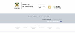 Vocería da a conocer la página oficial para el regreso a clases en el estado de Querétaro