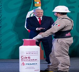 AMLO anuncia la venta de Gas Bienestar en CDMX
