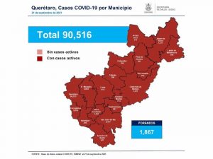 Se registran 383 nuevos casos de COVID 19 en QRO 1