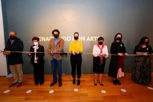 Car Herrera de Kuri inauguró exposición Renaciendo con Arte en Querétaro