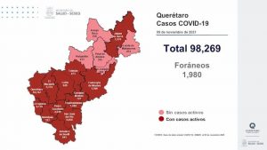 24 casos nuevos de COVID-19 en el estado de Querétaro