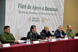 AMLO garantiza respaldo a Zacatecas en materia de seguridad