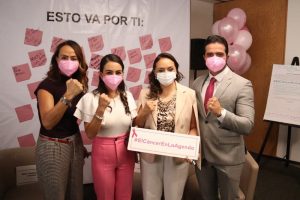 Laura Dorantes presentó iniciativa para la detección temprana del cáncer de mamá junto a Cáncer Warriors