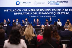 Mauricio Kuri encabeza 1ra Sesión del Consejo de Mejora Regulatoria del Estado de Querétaro