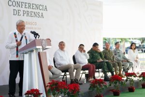 Presidente AMLO afirma avances de seguridad en el estado de Tabasco