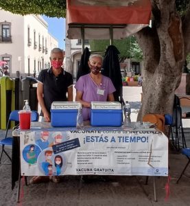 Continúa vacunación contra la Influenza a habitantes del estado de Querétaro