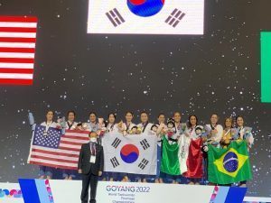 Taekwondoínes queretanos consiguen medallas en campeonato mundial de Corea del Sur