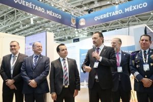 Mauricio Kuri inauguró el pabellón Querétaro en feria industrial Hannover Messe 2022