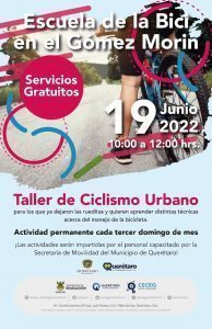 Impulsan uso responsable de la bicicleta en Querétaro
