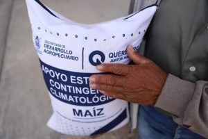 SEDEA entregó 23 toneladas de grano de maíz a agricultores de Tolimán